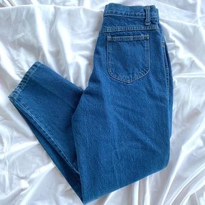 Last Chance! Vintage Congo High Waisted Jeans Retro Tapered Mom Sturdy Denim